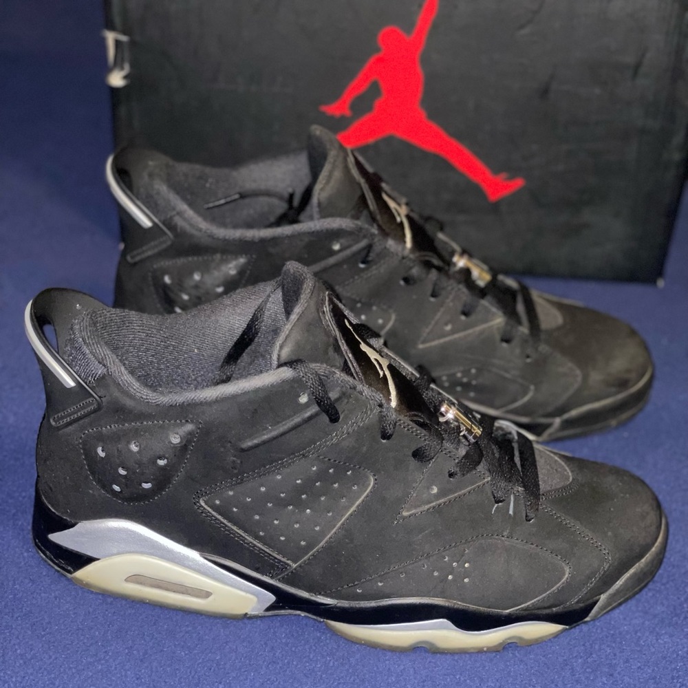 Nike Air Jordan 6 Retro Low Chrome 2015 Sz 13